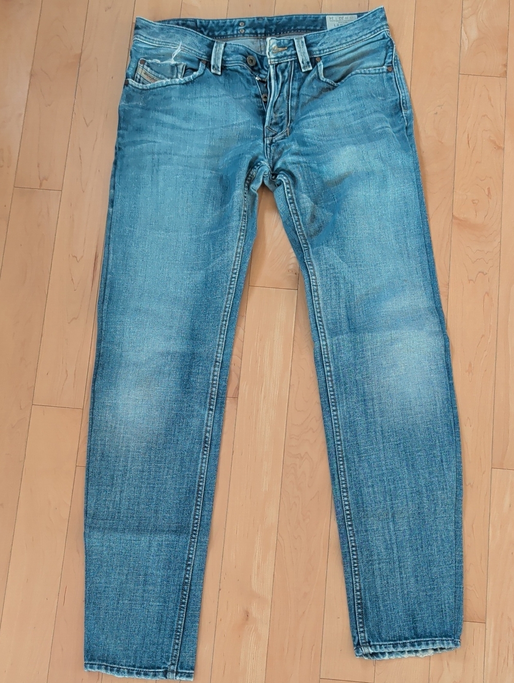 Vintage Diesel Larkee Men's Blue Washed Jeans W32L34